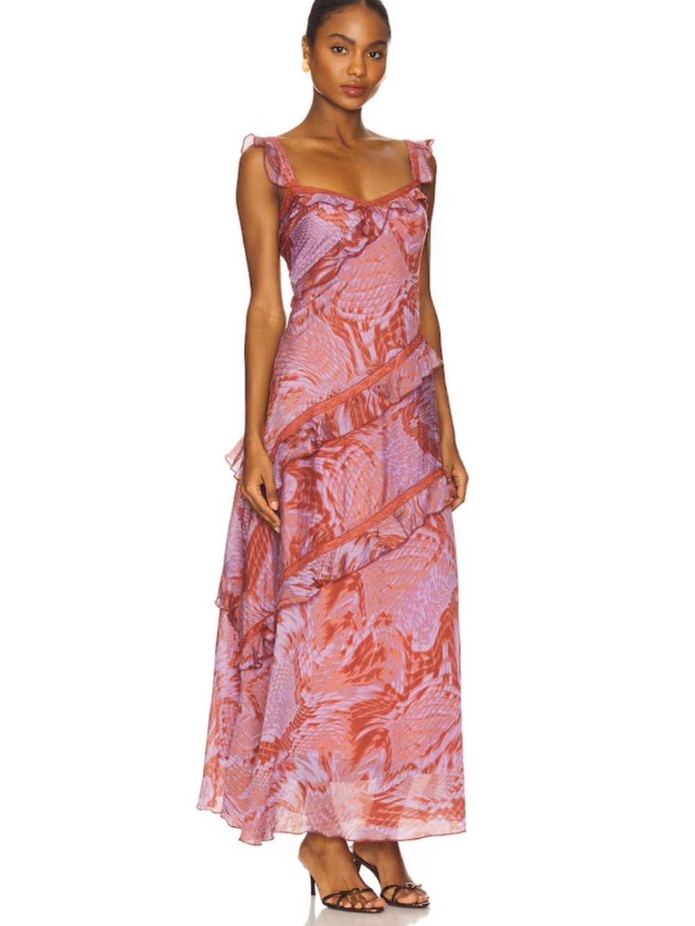 Steve Madden Versailles Dress in Pink Snake